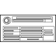 Mercedes-Benz 190-584-67-00 Tire Pressure Label