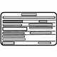 Mercedes-Benz 276-221-76-00-26 Emission Label