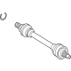 Mercedes-Benz 167-350-72-01 Axle Assembly