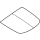 Mercedes-Benz 290-740-11-00 Lift Gate Glass