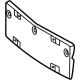 Mercedes-Benz 243-885-29-02 License Bracket