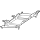 Mercedes-Benz 296-342-03-00 Control Module Bracket