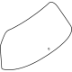 Mercedes-Benz 247-740-14-00 Lift Gate Glass