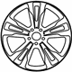 Mercedes-Benz 218-401-25-02-7X21 Wheel