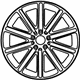 Mercedes-Benz 218-401-08-02-7X07 Wheel