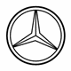 Mercedes-Benz 203-758-00-58 Emblem