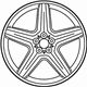 Mercedes-Benz 156-401-06-00-7X21 Wheel, Alloy