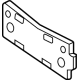 Mercedes-Benz 253-885-45-02 License Bracket