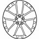 Mercedes-Benz 164-401-47-02-80 Wheel, Alloy