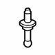 Mercedes-Benz 000-993-76-60 Strut Cylinder Ball Stud