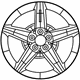 Mercedes-Benz 6-6-03-1440 Wheel, Alloy