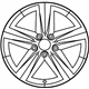 Mercedes-Benz 6-6-47-0606 Wheel, Alloy