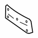 Mercedes-Benz 221-885-10-81-9051 License Bracket