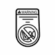 Mercedes-Benz 204-817-17-20 Air Bag Label