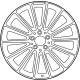 Mercedes-Benz 167-401-34-00-7X21 Wheel, Alloy