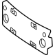 Mercedes-Benz 253-885-12-05 License Bracket