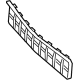 Mercedes-Benz 222-885-14-00 Lower Grille