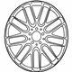 Mercedes-Benz 205-401-17-00-7X21 Wheel, Alloy