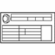 Mercedes-Benz 253-584-08-08 Tire Info Label