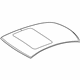 Mercedes-Benz 204-650-00-09 Roof Panel