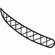 Mercedes-Benz 219-885-00-53 Center Grille