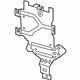 Mercedes-Benz 463-540-07-03 Control Module Bracket