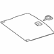 Mercedes-Benz 238-680-03-00-9F08 Floor Cover