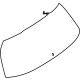 Mercedes-Benz 167-740-18-00 Lift Gate Glass