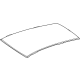 Mercedes-Benz 254-650-03-00 Roof Panel