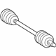 Mercedes-Benz 230-350-80-00 Axle Assembly