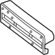 Mercedes-Benz 463-885-01-81 License Bracket