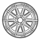 Mercedes-Benz 177-401-21-00-7Y51 Wheel