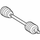 Mercedes-Benz 230-350-41-10 Axle Assembly