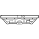 Mercedes-Benz 232-900-55-00 Multiplex Switch