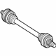 Mercedes-Benz 209-350-70-00 Axle Assembly