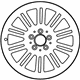 Mercedes-Benz 212-401-03-02-9765 Wheel