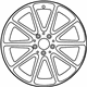 Mercedes-Benz 166-401-27-00-7X21 Wheel, Alloy