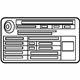 Mercedes-Benz 213-584-08-07 Tire Pressure Label