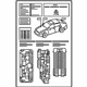 Mercedes-Benz 213-584-58-12 Fuse Box Label