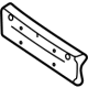 Mercedes-Benz 167-880-34-05 License Bracket