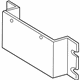 Mercedes-Benz 463-540-55-73 Control Module Bracket