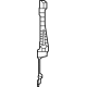 Mercedes-Benz 296-545-13-00 Control Module Bracket