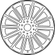 Mercedes-Benz 205-401-13-00-7X21 Wheel, Alloy