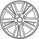 Mercedes-Benz 207-401-11-02-7X07 Wheel