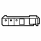 Mercedes-Benz 213-905-32-03-9E93 Multiplex Switch