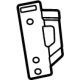 Mercedes-Benz 167-545-52-00 Antenna Assembly Bracket