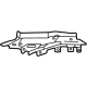 Mercedes-Benz 295-620-96-01 Upper Reinforcement