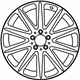 Mercedes-Benz 231-401-16-00-7X23 Wheel