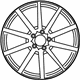 Mercedes-Benz 231-401-02-00-7X21 Wheel