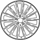 Mercedes-Benz 213-401-22-00-64-7X23 Wheel